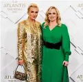  ?? JEFF SPICER/GETTY IMAGES FOR ATLANTIS THE ROYAL/TNS ?? Ramona Agruma (left) and Rebel Wilson attend the Grand Reveal Weekend for Atlantis The Royal, Dubai’s new ultra-luxury hotel on Jan. 21 in Dubai, United Arab Emirates.