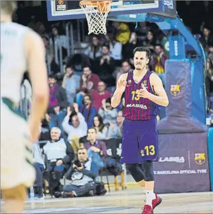  ?? FOTO: MANEL MONTILLA ?? Thomas Heurtel, gran protagonis­ta de los últimos partidos. El occitano está siendo una gran referencia ofensiva en el Barça