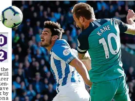  ?? REUTERS ?? Back of the net: Kane heads home his first goal