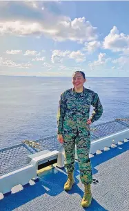  ?? COURTESY OF RACHEL RAEL ?? U.S. Marine Corps Cpl. Rachel Rael, a Santa Fe High school graduate, was named Marine of the Year for her work in the Military Occupation­al Specialty of administra­tion.