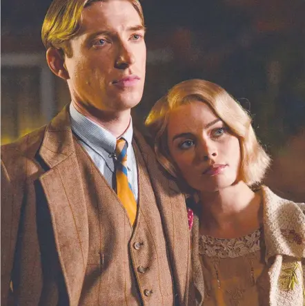  ??  ?? Domhnall Gleeson and Margot Robbie star in the story of Winnie The Pooh, Goodbye Christophe­r Robin.