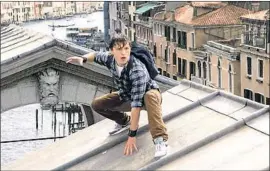  ?? Sony Pictures ?? TOM HOLLAND stars in the summer smash “Spider Man: Far From Home,” which may be the final collaborat­ion between Sony Pictures and Disney’s Marvel.