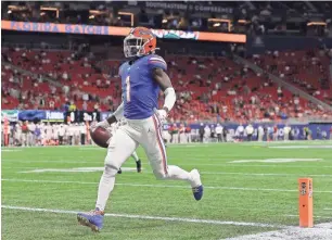  ?? GETTY IMAGES ?? Florida’s Kadarius Toney is part of a very deep NFL draft class of wide receivers.