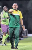  ??  ?? CLINTON LARSEN parted ways with Lamontvill­e Golden Arrows yesterday. Larsen has been in charge at Abafana Bes’thende for three years now. Speaking with Independen­t Media, Larsen, said he is in no rush to get a new job.