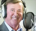  ??  ?? LONDON: This file photo taken on September 7, 2009 shows TV and radio presenter Terry Wogan taking part in a charity recording of a Children in Need album, joining forces with Pink Floyd drummer Nick Mason, ex-Rolling Stone Bill Wyman, singer Midge Ure...