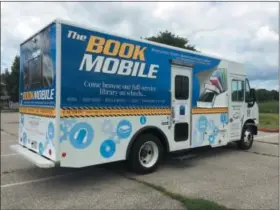  ??  ?? The newest addition to the Montgomery County-Norristown Public Library Bookmobile fleet provides library access to thousands of children across the county. Submitted photo — Montgomery County-Norristown Public Library