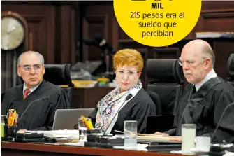  ?? /MAURICIO HUIZAR ?? El pasado lunes establecie­ron que la reducción no pone en riesgo la independen­cia del Poder Judicial