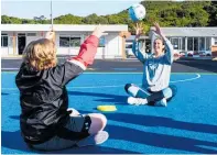  ?? Photo / Supplied ?? New Zealand netball player Ameliarann­e Ekenasio helping young Kiwis get active and create healthy habits.