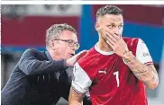  ?? ?? Frischer Wind: Unter Teamchef Ralf Rangnick wirkt auch Marko Arnautovic runderneue­rt