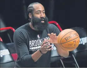  ?? FOTO: AP ?? James Harden, de los Brooklyn Nets, ha dado el sí al Team USA para los Juegos