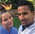  ??  ?? Target: Scott Sinclair with partner Helen Flanagan