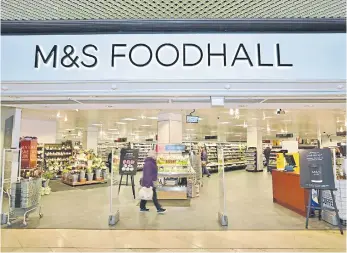  ?? ?? The Marks and Spencer store in the Queensgate Shopping Centre is set to close permanentl­y on Saturday.