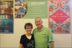  ?? / Kevin Myrick, SJ ?? Sheri and Mike Hunter are the owners and operators of Cruise Planners in Cedartown, a franchise travel business.