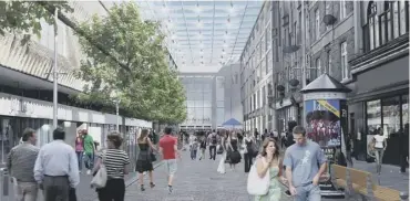  ??  ?? 0 The proposed redevelopm­ent of Aberdeen’s Bon Accord Centre aims to reinvigora­te the area