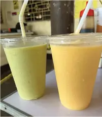  ?? ?? FAVORITES. The Avocado and Mango Shake.