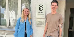  ?? ?? Nicole Maassen und Sebastian Mühlemann sind im Pluto als Sozialarbe­iter tätig.