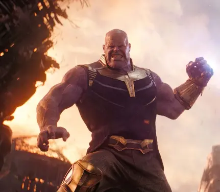  ??  ?? tItAnIc Thanos emerges as a major force in Avengers: Infinity War (above).