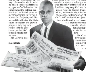  ??  ?? Malcolm X