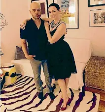  ??  ?? Alison Mau’s sister Samantha and her partner Gerry Gouy have spent the past five years making a home in their tiny Manhattan apartment.
