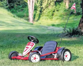  ?? POSTMEDIA ?? Officially the winner of the Toy Associatio­n’s 2021 Outdoor Toy of the Year, the Ultimate GoKart joins storied nameplates such as Fisher-price and Crayola atop the podium.