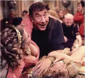  ??  ?? When in Ancient Rome: Frankie Howerd as Lurcio in the comedy series Up Pompeii!