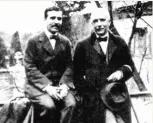  ??  ?? prime pair: Strauss (right) and Hofmannsth­al