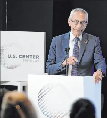  ?? Joshua A. Bickel The Associated Press ?? White House senior adviser John Podesta replaces John Kerry as U.S. special climate change envoy, according to a person familiar with the appointmen­t.