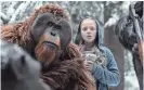  ?? TWENTIETH CENTURY FOX ?? Karin Konoval, left, and Amiah Miller star in "War for the Planet of the Apes."