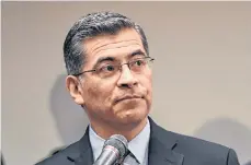  ??  ?? Xavier Becerra suena para suceder a Kamala Harris.