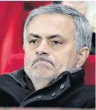  ??  ?? Telling remark: Jose Mourinho claimed that United’s exit was ‘nothing new’