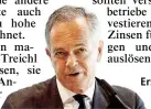  ?? Foto: REUTERS/ HEINZ- PETER BADER ?? Erste- Chef Treichl klagt über die Niedrigzin­sen.