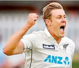  ??  ?? New Zealand bowler Kyle Jamieson in this file photo.