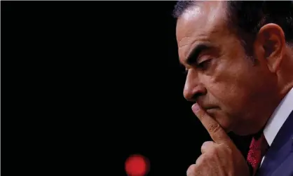  ??  ?? Carlos Ghosn has been held at a Tokyo detention centre for more than six weeks. Photograph: Philippe Wojazer/Reuters