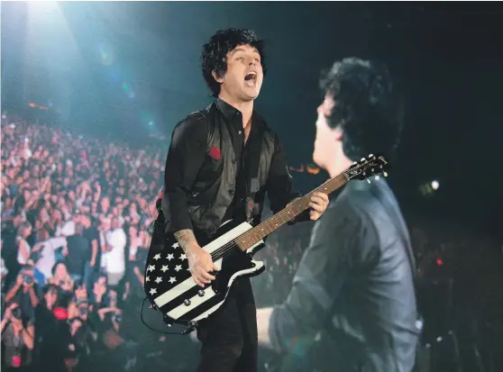  ?? Rex ?? Billie Joe Armstrong has been able to play shows at smaller venues with his side project The Longshot, rather than the stadiums frequented by Green Day