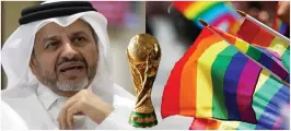  ?? Photo: CloudNine Sports ?? Unacceptab­le… Abdullah Al Nasari told 2022 World Cup LGBT supporters to demonstrat­e their views ‘in a society where it will be accepted’.