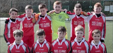  ??  ?? Bunclody produced a stirring second-half away from home to march on in the Under-12 Cup.
