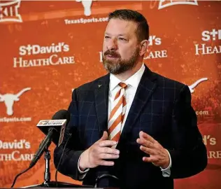  ?? Courtesy photo ?? Chris Beard, a 1995 graduate of Texas, returns to the Longhorns after leading Texas Tech to two Elite Eights and a national runner-up finish in 2019. He’s 252-103 in 11 seasons as a head coach.