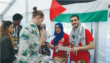  ??  ?? A BDS EVENT is held at the University of Central Lancashire in Preston last September.