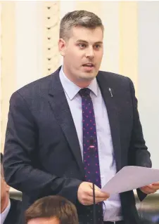  ?? PRAISE FOR POLICE: Police Minister Mark Ryan says some bad crooks’ were apprehende­d, leading to a crime fall. ‘ pretty ??