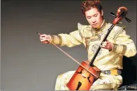  ?? PROVIDED TO CHINA DAILY ?? Han Mouren, a master of the horse-head fiddle, will play in the concert of Ye Xiaogang’s works.