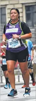  ??  ?? Ruth Goddard completed the Berlin Marathon