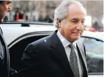  ?? STEPHEN CHERNIN/GETTY IMAGES FILE ?? Disgraced financier Bernard Madoff pleaded guilty to fraud in 2009 and is serving a 150-year sentence.