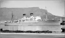  ??  ?? PILGRIM SHIP: DOAL’s 1936-vintage passenger liner Pretoria became a British troopship before ending her 51-year career carrying pilgrims between Indonesia and Saudi ports.