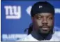  ?? ADAM HUNGER — THE ASSOCIATED PRESS FILE ?? Former New York Giants defensive tackle Damon Harrison is officially headed to the Detroit Lions. The trade was announced Thursday by the teams.