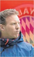  ?? FOTOMONTAG­E: IMAGO IMAGES ?? Wird es jetzt doch Julian Nagelsmann von RB Leipzig?