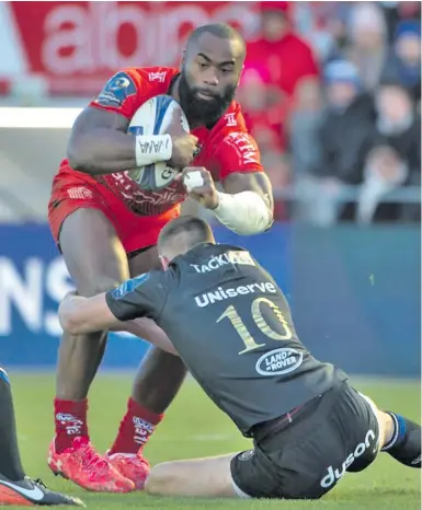  ?? Photo: Zimbio ?? Former rugby league star and now Toulon winger Semi Radradra could also play at centre.