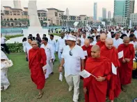  ?? File photo ?? People from different nationalit­ies and religions during the Tolerance Parade at Burj Park, Dubai. —