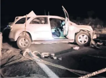  ?? EL DEBATE ?? > El conductor del vehículo falleció antes de que pudieran realizar su rescate.