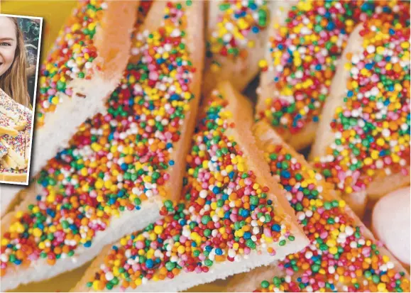  ?? Picture: JEFF CAMDEN ?? SWEET MILESTONE: This week marks the 90th anniversar­y of that children’s birthday party staple, fairy bread,