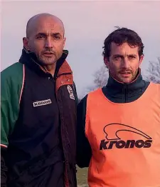  ?? LIVERANI ?? Luciano Spalletti e Maurizio Ganz al Venezia nel 1999-2000